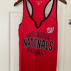 Washington Nationals Red Tank Top